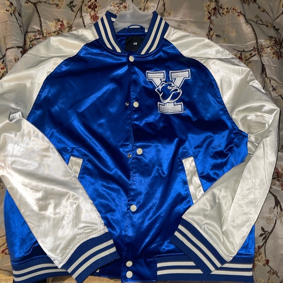H&M Jackets & Coats Yale Varsity Jacket Poshmark
